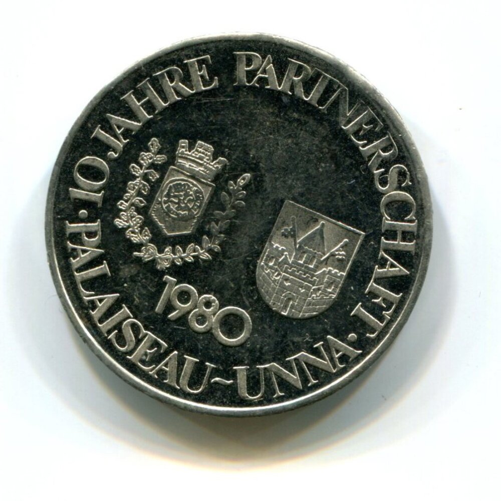 1980 Germany Palaiseau-Unna Medal (b735-62)